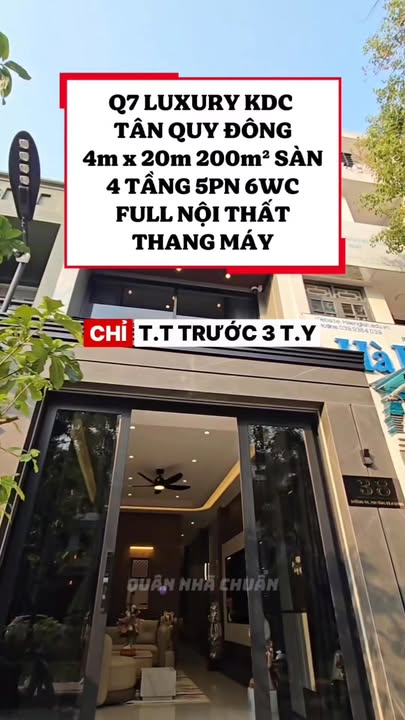 Nhà phố Luxury 76m² Quận 7 - Thang Máy, Công Viên - Sẵn Sàng Đón Chủ Mới!