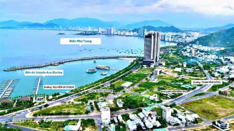 Bán đất liền kề tại Nha Trang - 4 lô gần bến du thuyền, giá 13.56 tỷ!