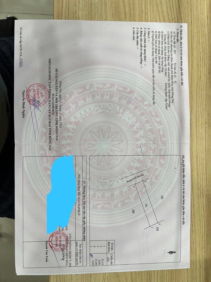 Đất nền An Hoà Trảng Bom 84m² giá 1.3 tỷ - Sổ đỏ chính chủ