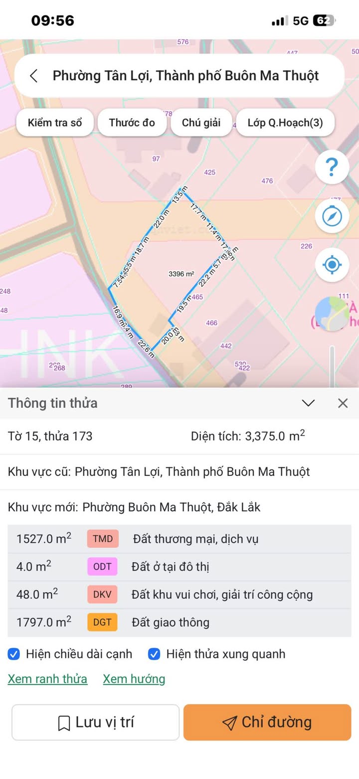 Đất mặt tiền Phường Tân Lợi, BMT 3.375m² giá thỏa thuận - Cơ hội đầu tư tuyệt vời!