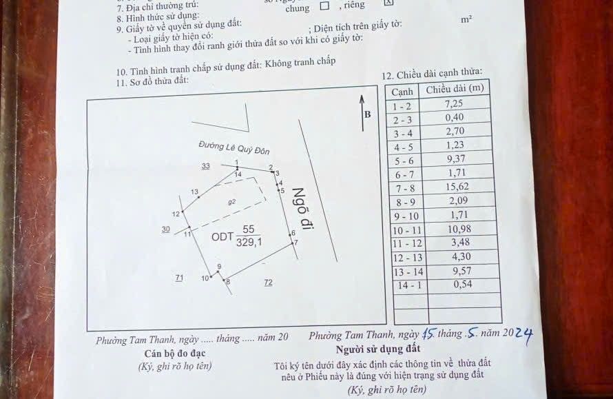 Đất nền 2 mặt đường Nguyễn Phi Khanh 329m² - Cơ hội đầu tư hấp dẫn!