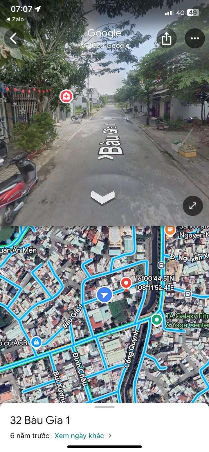 Đất nền Hòa Thọ Đông 82m² ngang 6m - Giá đầu tư, view sông Cẩm Lệ