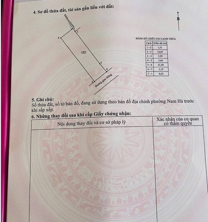 Đất nền TDP2, Phường Trần Phú, 119,5m² giá 3 tỷ - Tiện ích bạt ngàn!