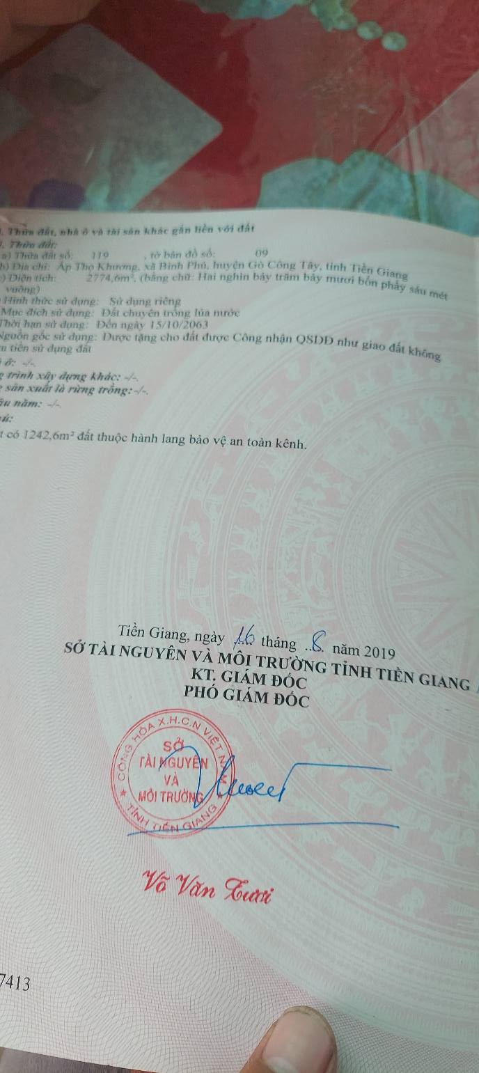 Đất nền 4.500m² xã Phú Thành giá 1.8 tỷ - Tiềm năng phát triển lớn!