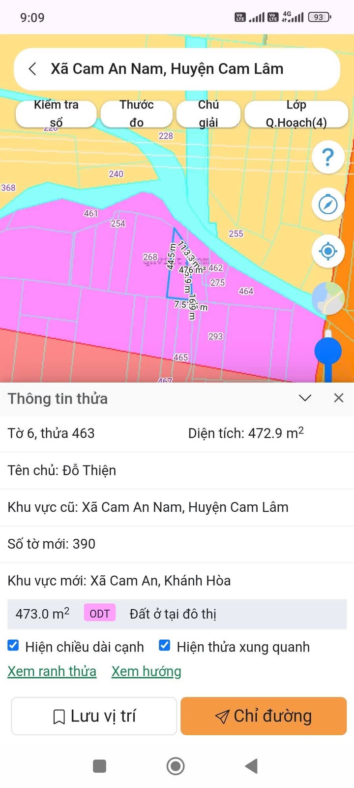 Đất nền xã Cam An Nam, Cam Lâm 473m² giá chỉ 200 triệu - Cơ hội đầu tư hấp dẫn!