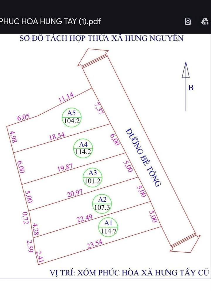 Đất nền Xóm Phúc Hoà, Đường Ngô Đức Mai 115m² - Đầu tư sinh lời ngay!