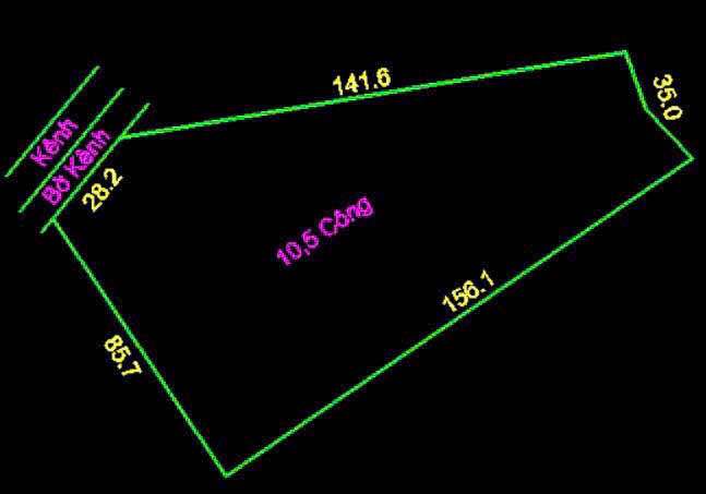 Đất nền ấp Hòa Lạc A, Huyện Cầu Kè, 10.500m² giá 1.732 tỷ - Cơ hội đầu tư sinh lời!