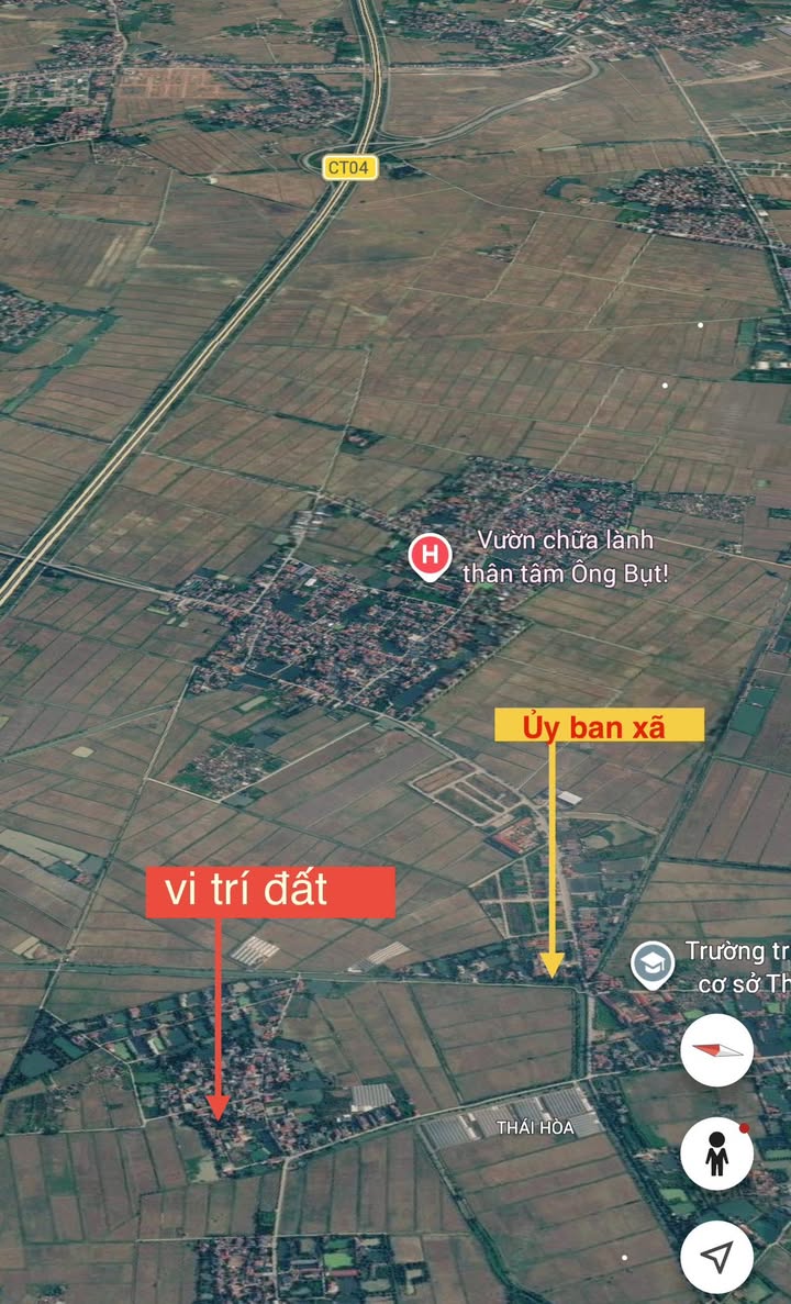 Đất nền Xã Thái Hòa, Huyện Ứng Hòa, 80m² giá 520 triệu - Sổ đỏ chính chủ