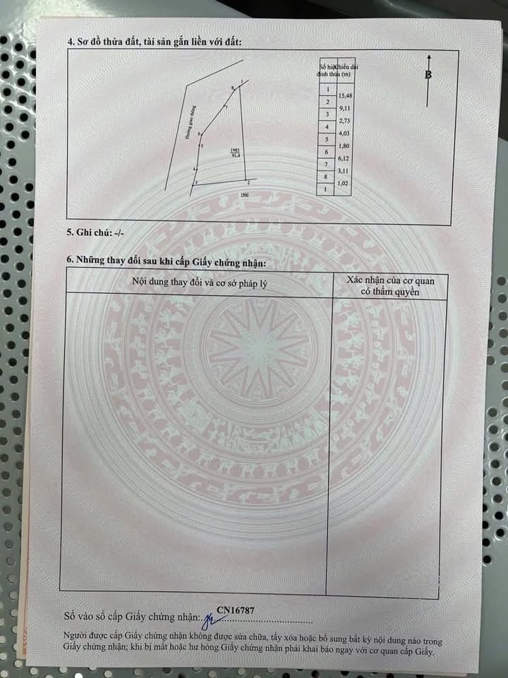 Đất thổ cư 90m² tại Thái Nguyên giá 1 tỷ - Tiềm năng tăng giá cao!