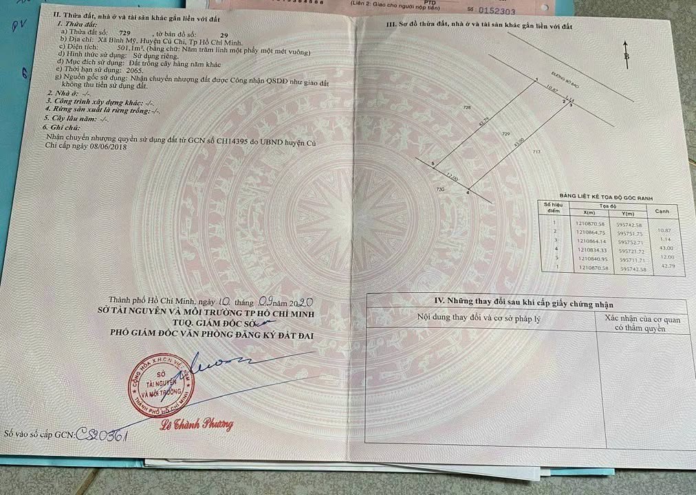 Đất nền đường 171, Bình Mỹ, Củ Chi 501m² giá 4.2 tỷ - Tiềm năng sinh lời cao!