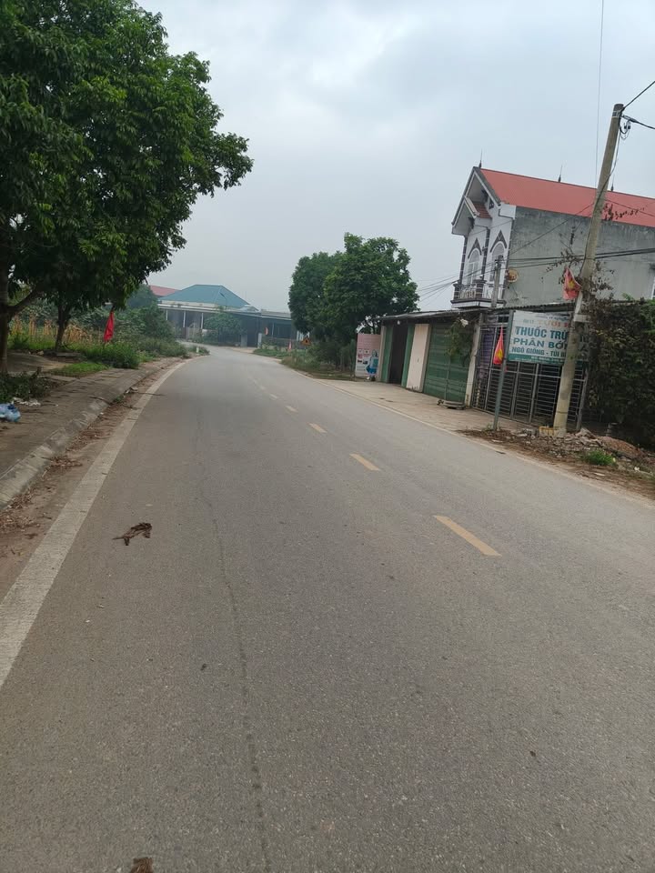 Đất mặt đường Liên xã Bình Sơn, Lục Nam 210m² - Bán gấp nhà 2 tầng kiên cố!