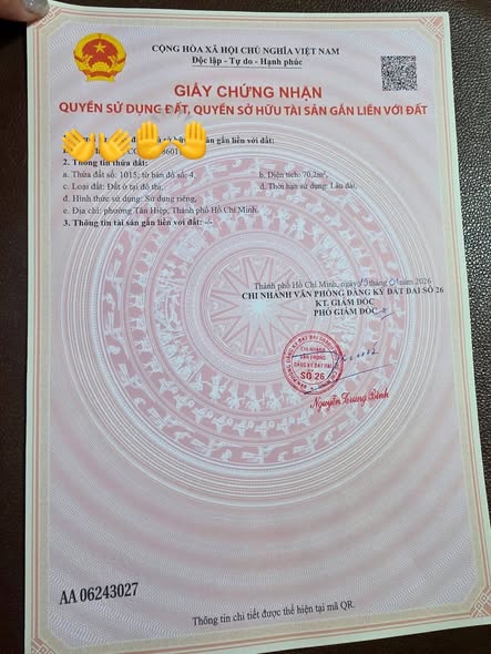 Đất nền khu dân cư Thăng Long, Tân Hiệp, 70m² giá 1.4 tỷ - Sổ đỏ chính chủ!