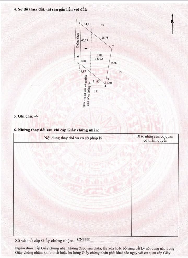 Đất nền thổ cư Phường Bình Thủy 175m² giá 450 triệu - Cơ hội đầu tư tuyệt vời!
