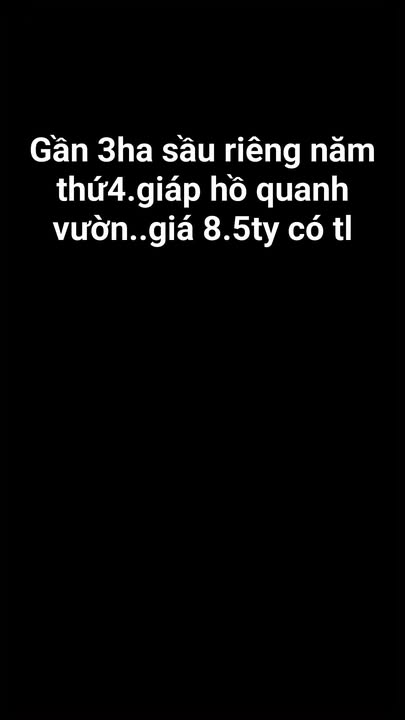 Farm 3ha sầu riêng tại Đức Liễu, Huyện Bù Đăng - Giá chỉ 8.5 tỷ, có thương lượng!