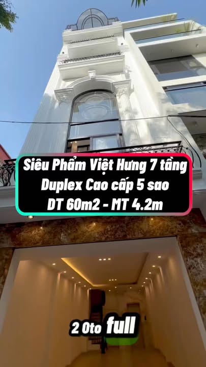 Nhà Duplex 7 Tầng Thang Máy Việt Hưng, Long Biên - 60m², 1x Tỷ