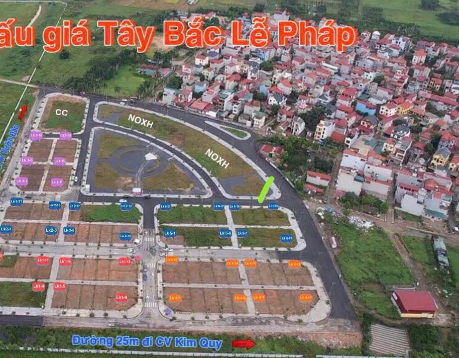 Đất nền 107.3m² tại Tây Lễ Pháp - 2 tỷ - Sổ đỏ chính chủ!