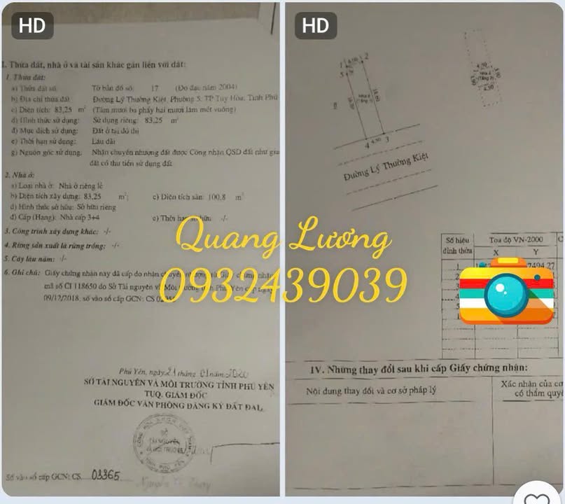 Đất Lý Thường Kiệt, Sông Cầu 83m² giá 4 tỷ - Nhà cấp 4 ở ngay!