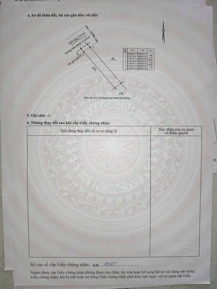 Đất thổ cư Xã Diên Đồng 162m² giá 580 triệu - Cơ hội hiếm có!