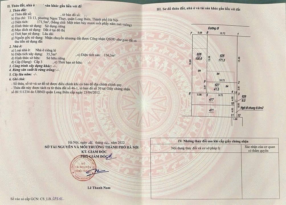 Đất nền Hoa Hậu, Phường Nghĩa Đô, 171m² giá 34.3 tỷ - Cơ hội vàng cho đầu tư!