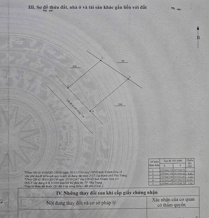 Đất nền Vĩnh Thạnh Nha Trang 71.2m² giá 1.65 tỷ - Đầu tư sinh lời ngay!