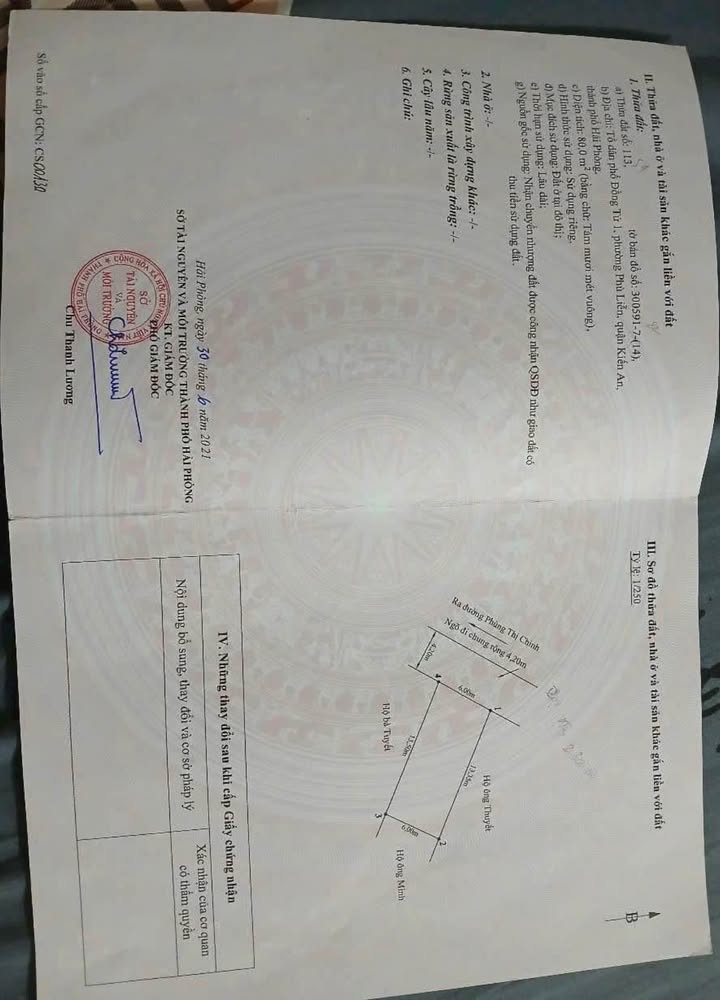 Đất nền Phường Đồng Hòa, Quận Kiến An, 80m² giá 1.9 tỷ - Bán gấp chính chủ!