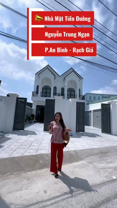 Bán Cặp Nhà Mặt Tiền Nguyễn Trung Ngạn, Phường An Bình, Rạch Giá 166m² - Giá Thương Lượng