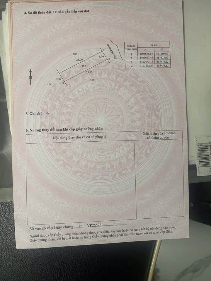 Đất nền 125m² xã Vĩnh Xuân, huyện Trà Ôn - Giá chỉ 150 triệu, sổ đỏ chính chủ!