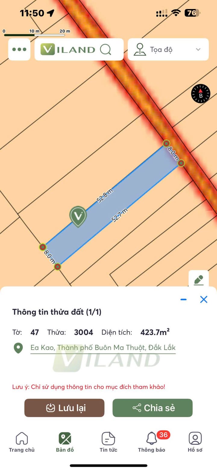 Đất nền Xã Ea Kao, Buôn Ma Thuột 60m² giá 920 triệu - Sẵn sổ đỏ chính chủ!