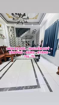 Nhà hẻm xe hơi Nguyễn Suý, Tân Phú 48m² giá 7 tỷ - Sẵn sàng ở ngay!