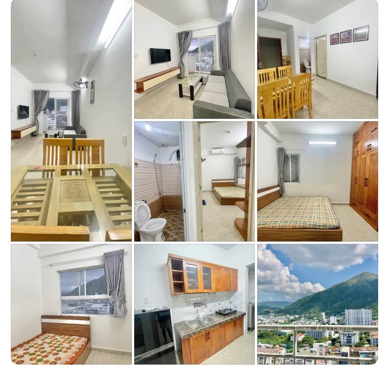 Cho thuê căn hộ Hoàng Quân Nha Trang 55m² - Sẵn nội thất