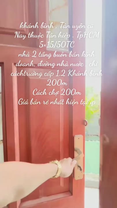 Nhà mặt tiền Phường Uyên Hưng, Tân Uyên 75m² giá 2.7 tỷ - Kinh doanh thuận lợi!