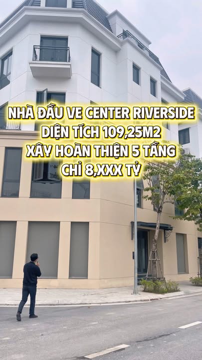 Nhà Phố Centrel Riverside 109m² - 5 Tầng Hướng Đông Nam, Sổ Đỏ Sẵn Sàng