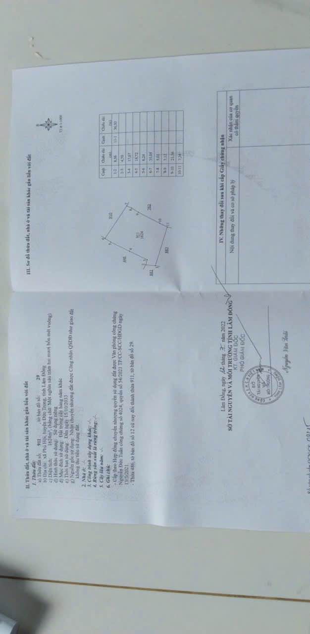 Đất nền xã Phú Hội, huyện Đức Trọng, 4,7 sào giá 9 tỷ - Đầu tư sinh lời ngay!