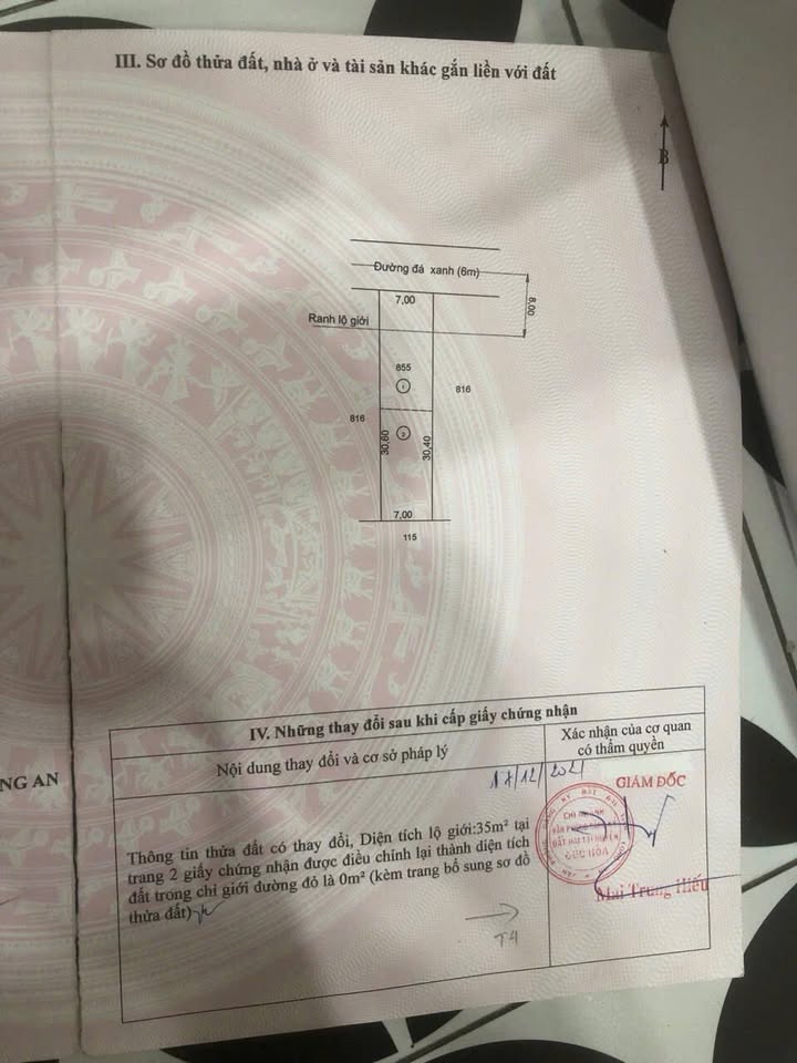 Đất nền Thị trấn Hậu Nghĩa 210m² giá 2.5 tỷ - Vị trí đắc địa gần khu hành chính!