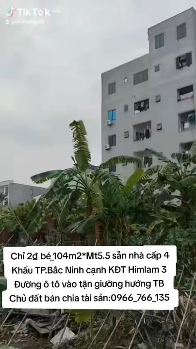 Nhà cấp 4 KĐT Himlam Bắc Ninh 104m² giá 2 tỷ - Sổ đỏ chính chủ!