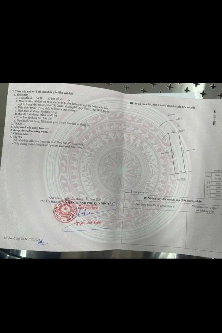 Đất nền TĐC Bùi Thị Xuân Quy Nhơn 100m² giá 1.6 tỷ - Cơ hội đầu tư hấp dẫn!