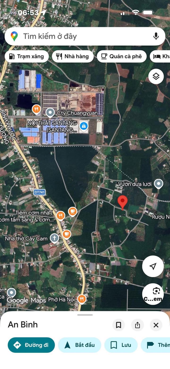 Đất nền mặt tiền đường Cây Cam, Huyện Phú Giáo, 275m² - Sổ riêng, giá chỉ 650 triệu!