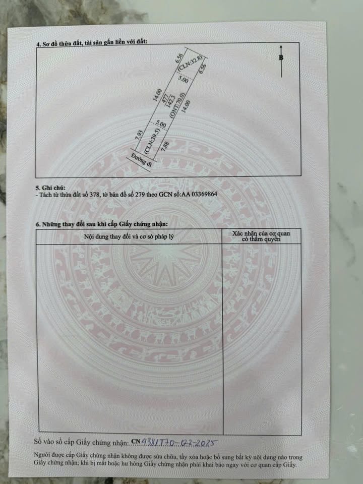 Đất thổ cư Thị trấn Thắng 150m² giá 500 triệu - Sổ đỏ chính chủ!