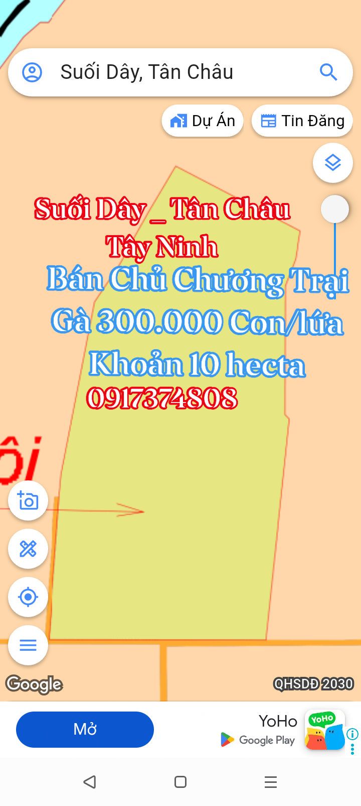 Đất chăn nuôi 10ha tại Suối Dây, Tân Châu - Sẵn sàng đầu tư!