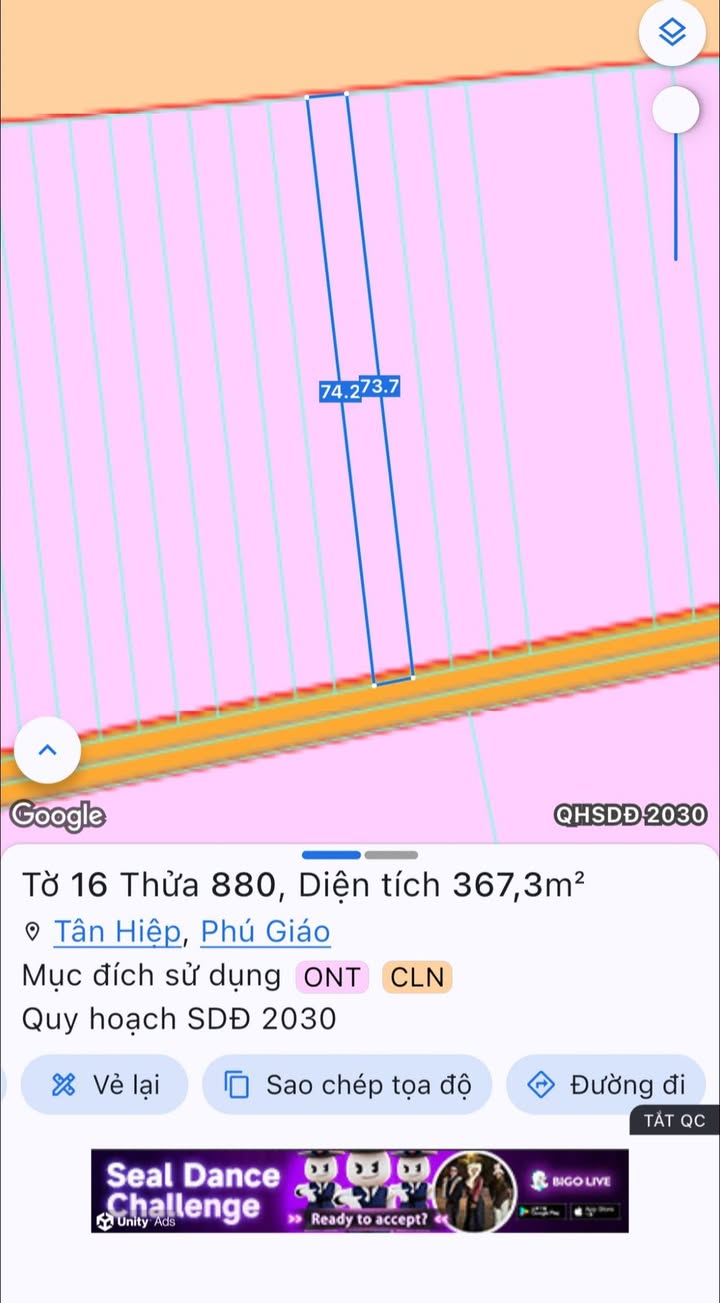 Đất nền Tân Hiệp Phú Giáo 367m² giá 600 triệu - Đầu tư sinh lời ngay!