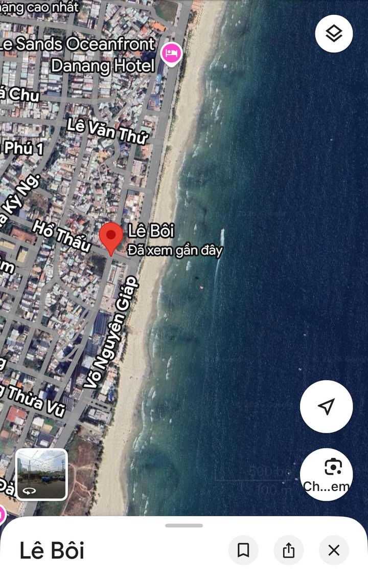 Đất mặt tiền Lê Bôi, Sơn Trà 167m² giá 27.5 tỷ - Đầu tư sinh lời ngay!