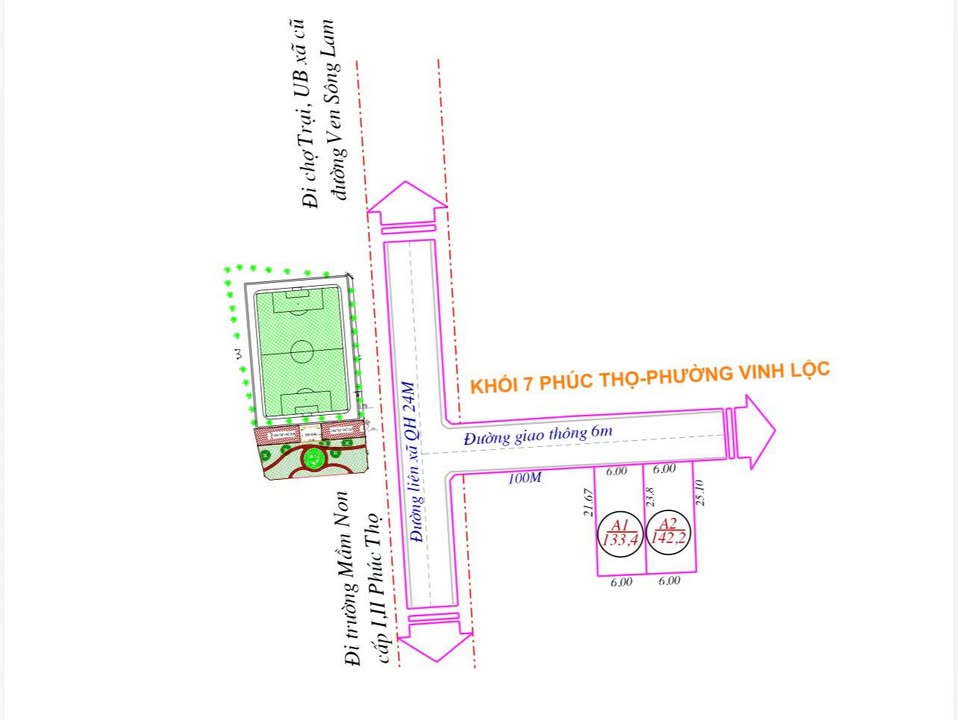 Đất nền Phúc Thọ - 133m² giá thỏa thuận - Đầu tư sinh lời ngay!