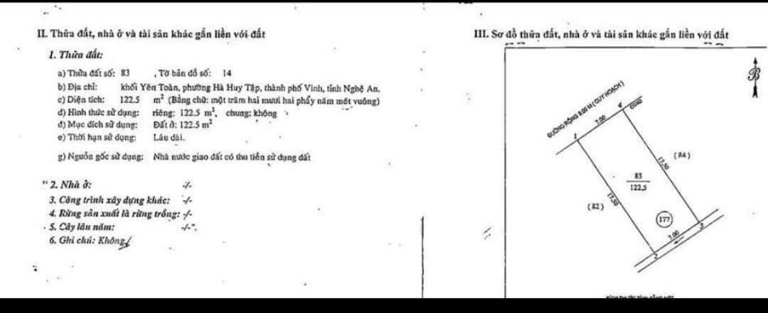 Đất nền đường Nguyễn Thị Ngọc Oanh, 122,5m² giá 8 tỷ - Gần công viên, chợ