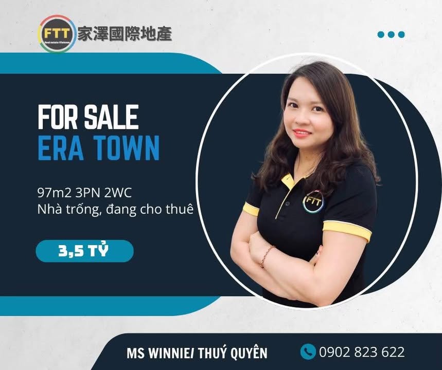 Căn hộ Era Town Quận 7 97m² 3PN - View sông giá 3.5 tỷ