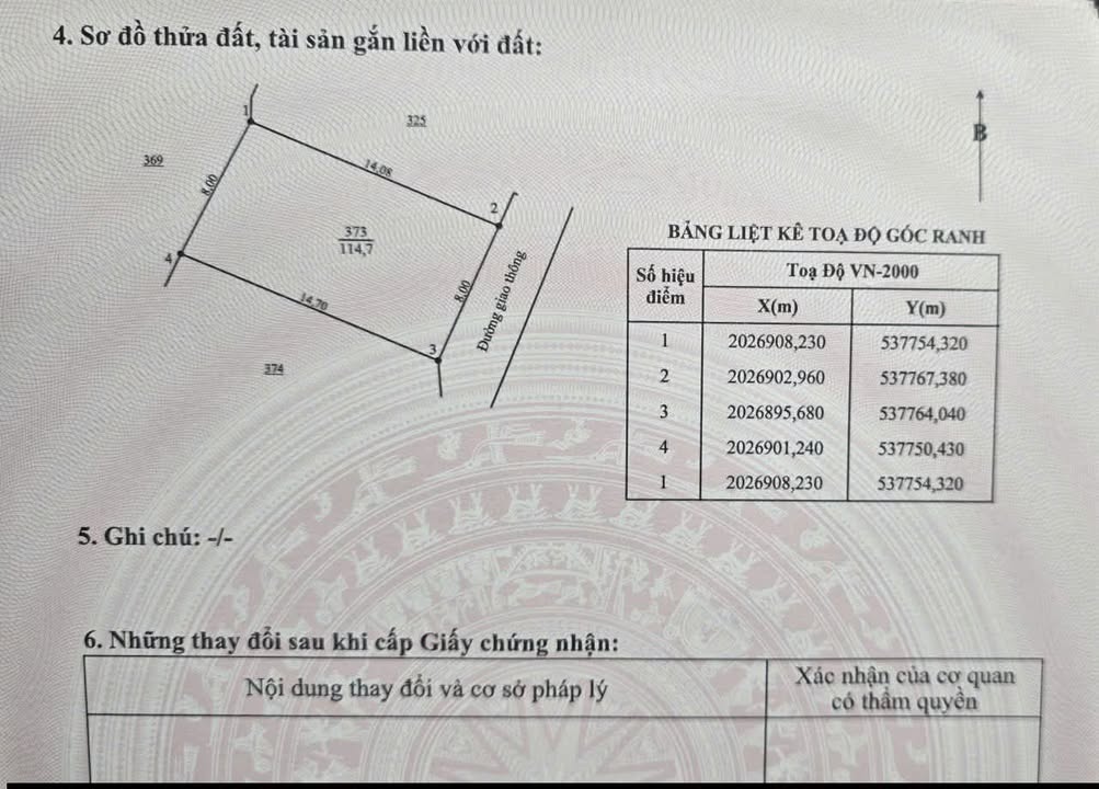 Đất nền Thạch Đài, 117m² giá 1.2 tỷ - Vị trí đắc địa gần trường học!