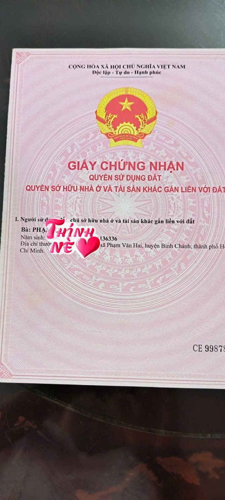 Nhà mặt tiền đường Vĩnh Lộc, Bình Chánh 80m² giá 6.5 tỷ - Chính chủ bán gấp!