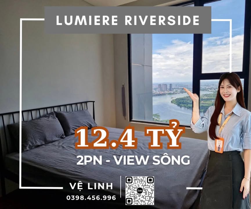 Căn hộ 2PN Lumiere Riverside Thảo Điền 73m² giá 12.4 tỷ - View sông trực diện!