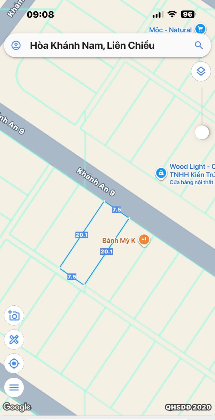 Đất nền 150m² mặt tiền Khánh An 9, Liên Chiểu giá 6.25 tỷ - Đầu tư sinh lời ngay!