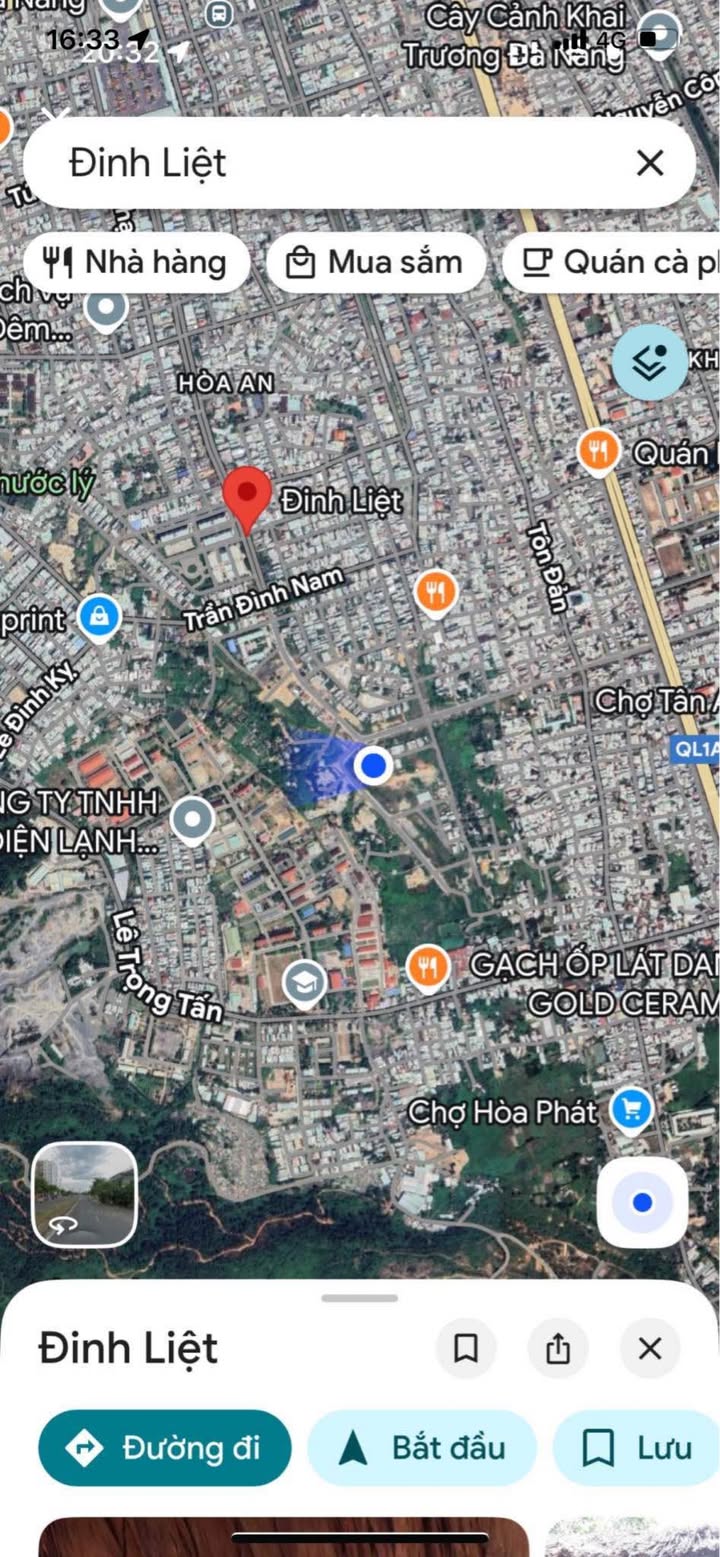 Đất nền liền kề Đinh Liệt, Đà Nẵng 486m² giá 2X tỷ - Cơ hội đầu tư hấp dẫn!