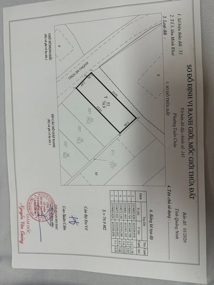 Đất nền Minh Khai, Đại Yên 75m² chỉ 1.5 tỷ - Cơ hội đầu tư sinh lời!